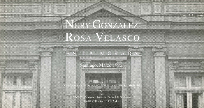 Nury González Rosa Velasco En la morada
