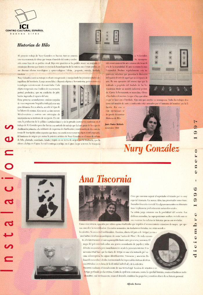 Instalaciones de Nury González y Ana Tiscornia