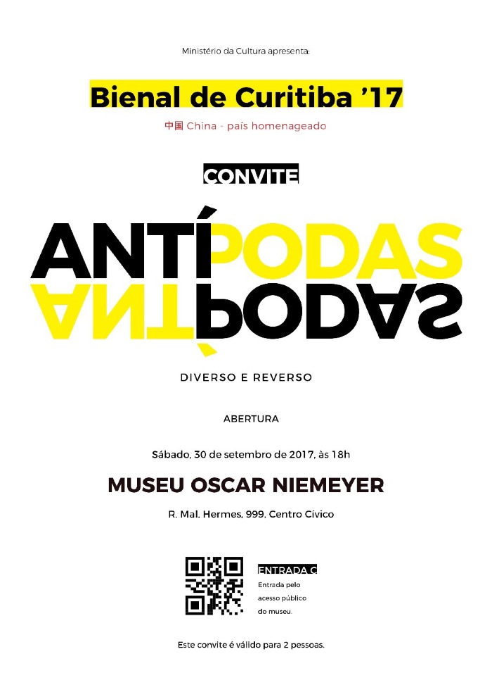 Antípodas, diverso y reverso, Bienal de Curitiba’17