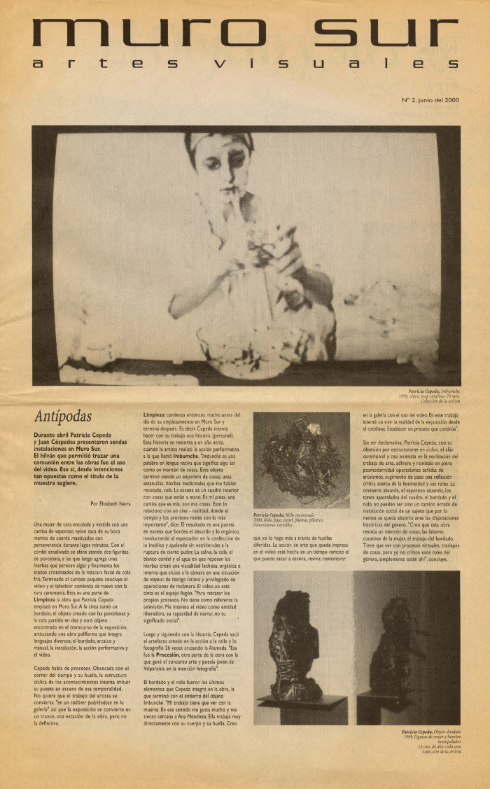 Muro Sur Artes Visuales, nº 2. El objeto y su par