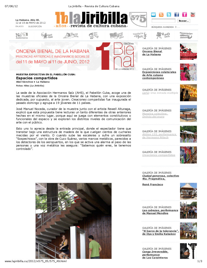 La Jiribilla – Revista de Cultura Cubana