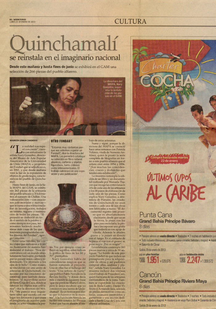 Quinchamalí se reinstala en el imaginario nacional