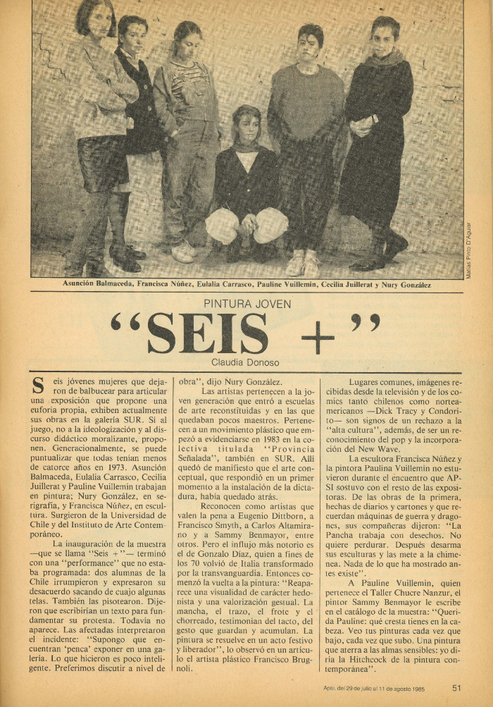 Seis + Pintura joven