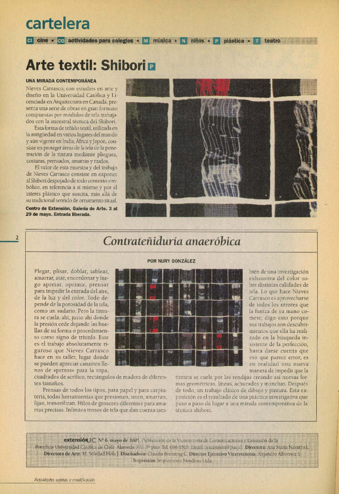 Extensión UC, Contrateñiduría anaeróbica